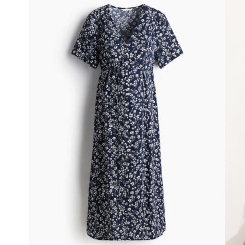 H&M MAMA Before & After Tie-Belt Dress